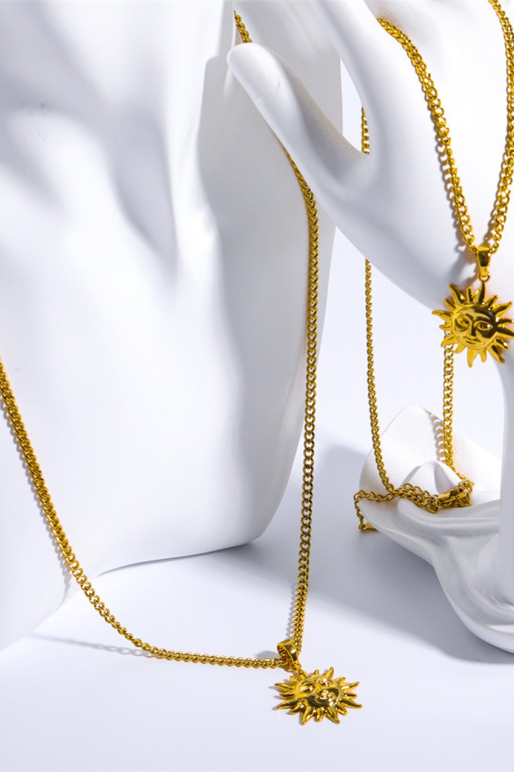 Sun Pendant Copper Necklace - adritiX