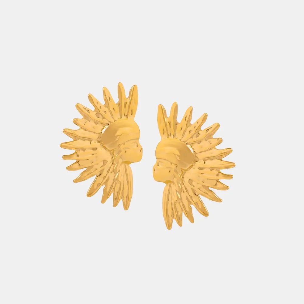 Titanium Steel Gold - Plated Earrings - adritiX
