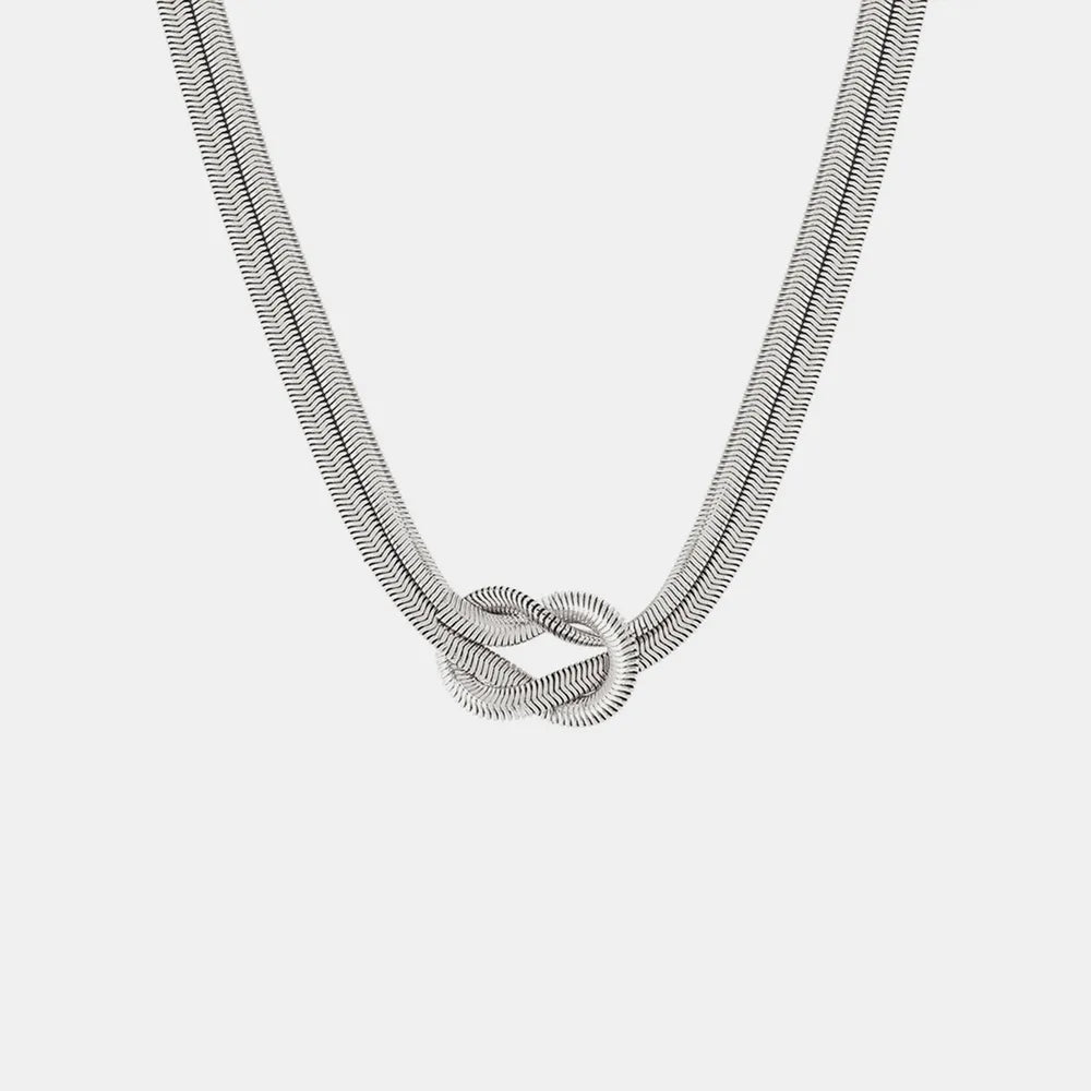 Titanium Steel Knot Necklace - adritiX