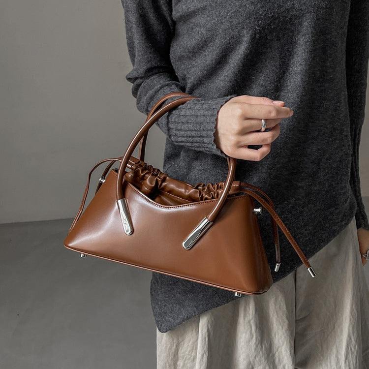 Bags-Fashion Leather Portable Women's Crossbody Shoulder Bag - adritiX