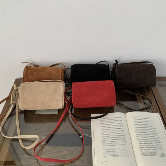Suede Underarm Mini Small Handbag - adritiX