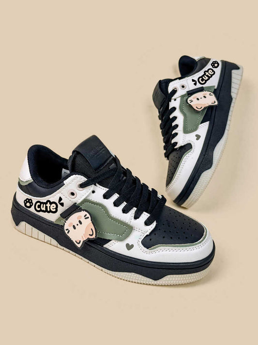 Elegant Shoes-Cute Casual Sneakers for Women Flat Low-tops - adritiX