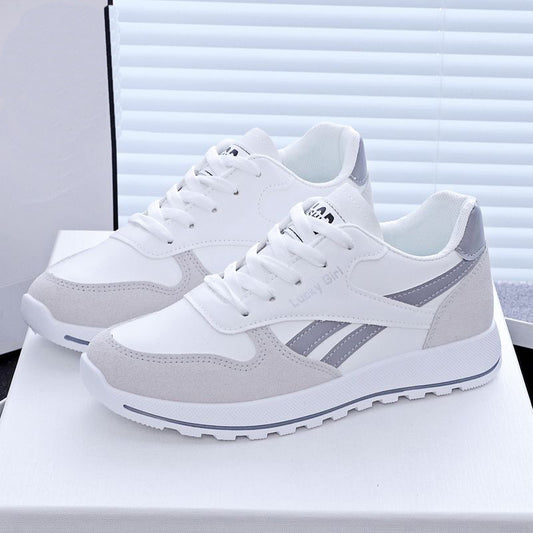 Shoes-Student Running Sports White Daddy Shoes Women - adritiX