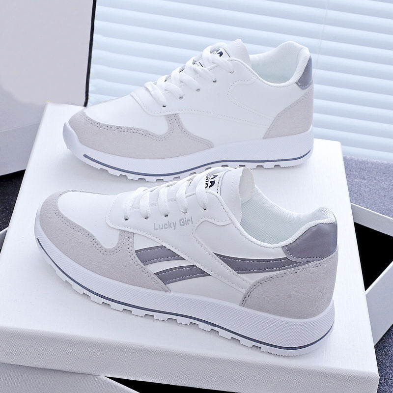 Shoes-Student Running Sports White Daddy Shoes Women - adritiX