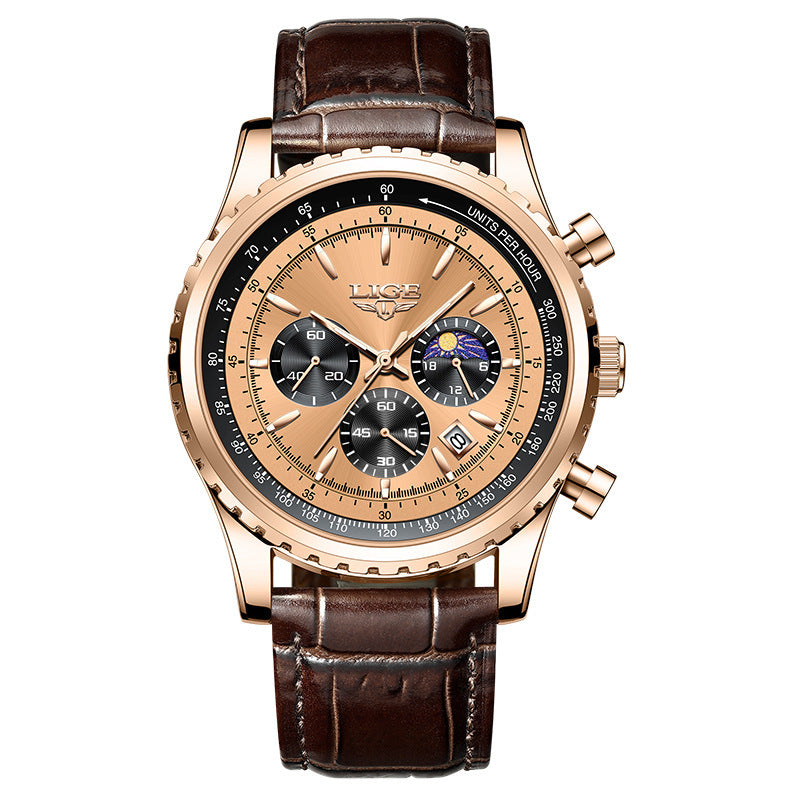 New Men's Multifunctional Waterproof Watch - adritiX
