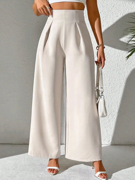 Wide Leg High Waist Pants - adritiX