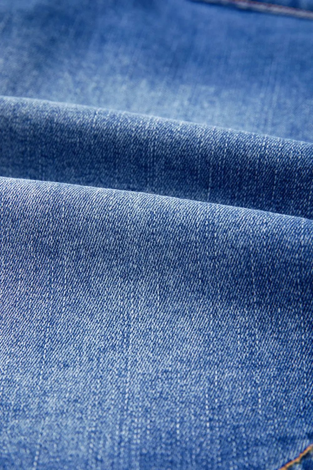 Wrapped Crossed Waist Denim Mini Skirt - adritiX