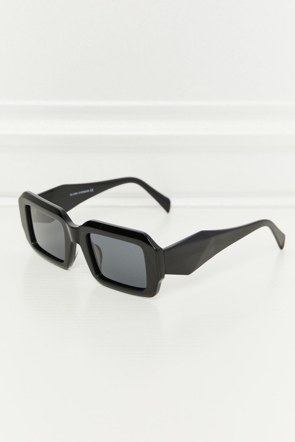 Rectangle TAC Polarization Lens Full Rim Sunglasses - adritiX