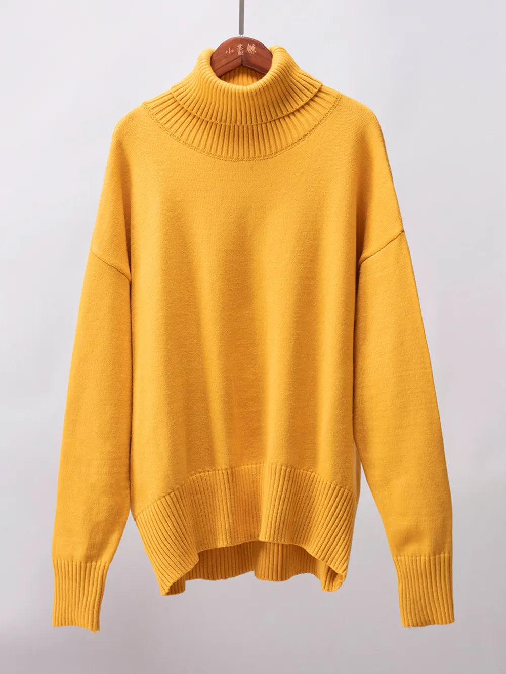 Turtleneck Long Sleeve Sweater - adritiX