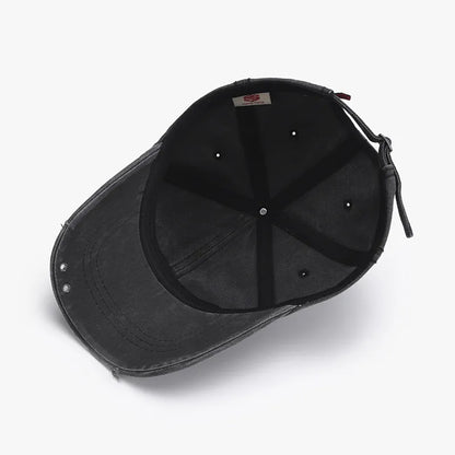 Embroidered Letter Cotton Baseball Cap - adritiX