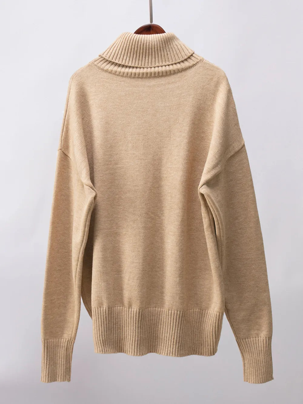Turtleneck Long Sleeve Sweater - adritiX