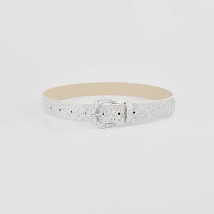 Sequin PU Leather Belt - adritiX