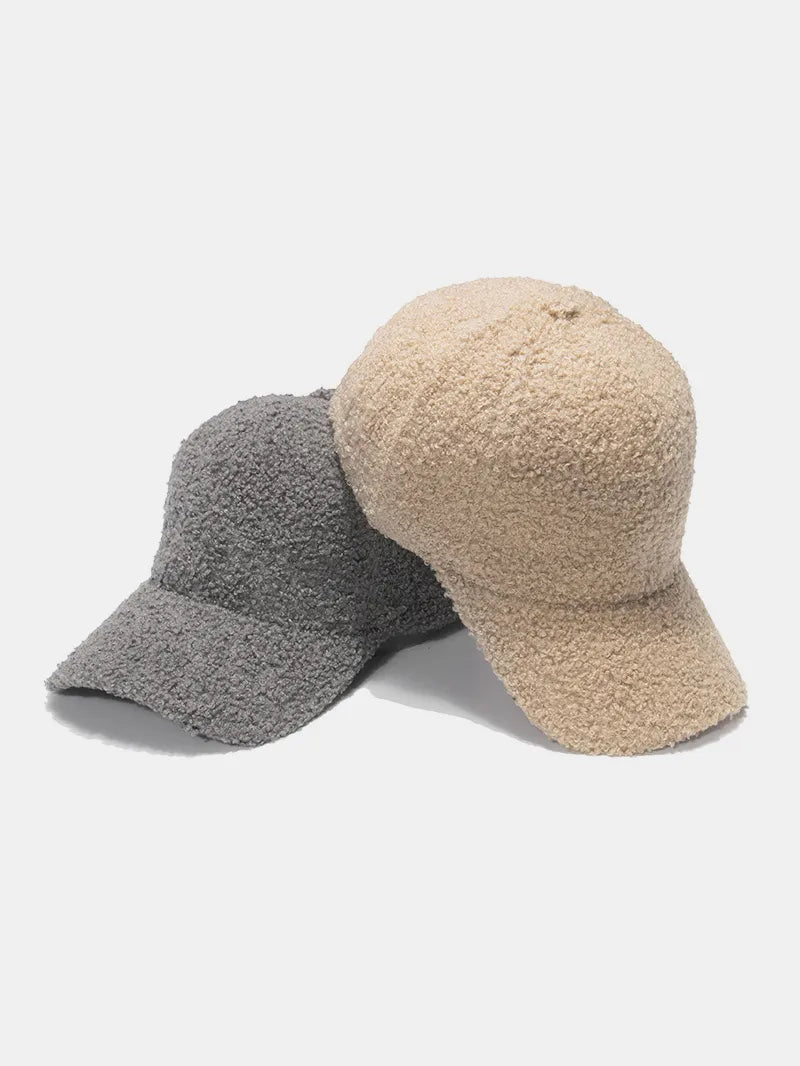 Sherpa Solid Color Baseball Cap - adritiX