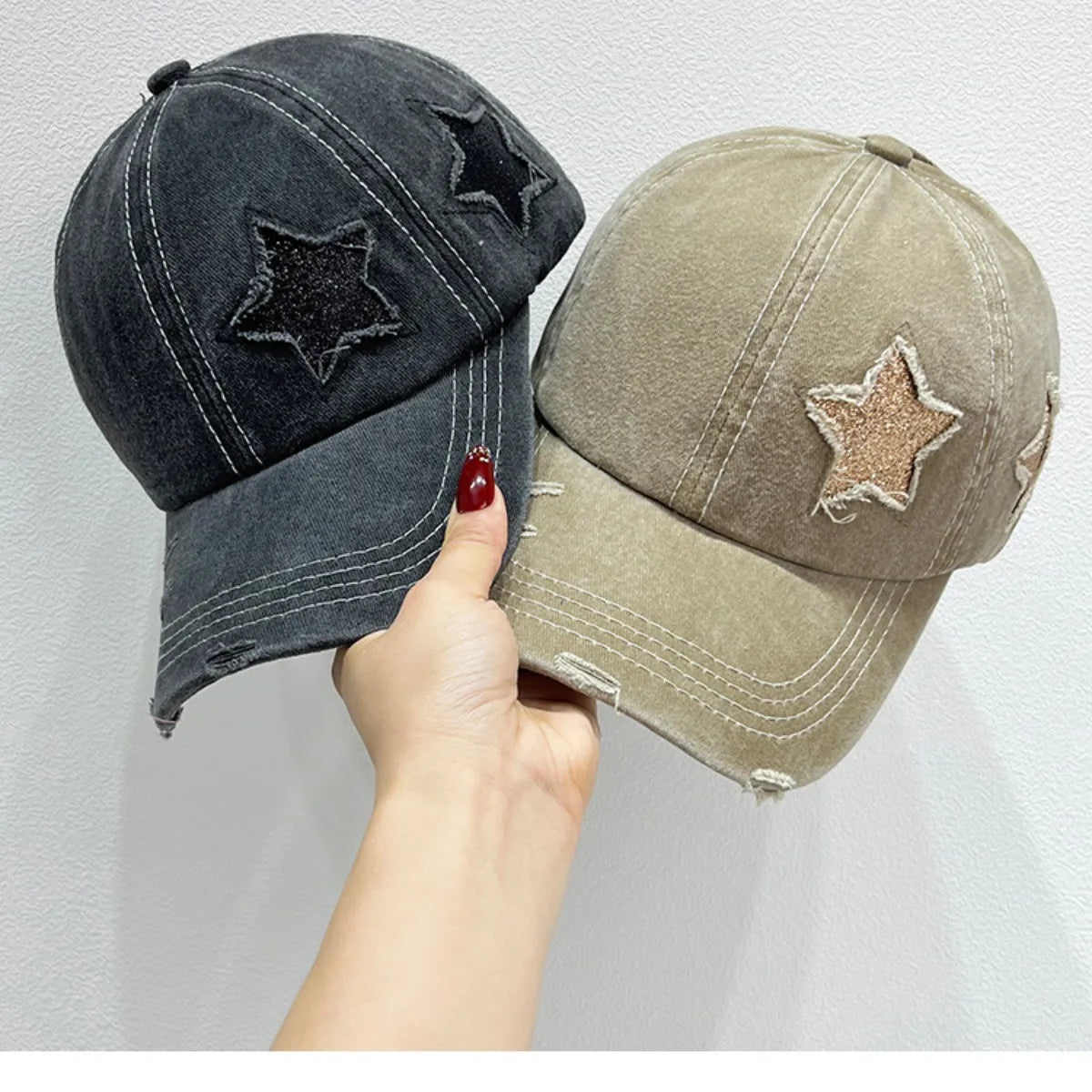 Star Adjustable Baseball Cap - adritiX