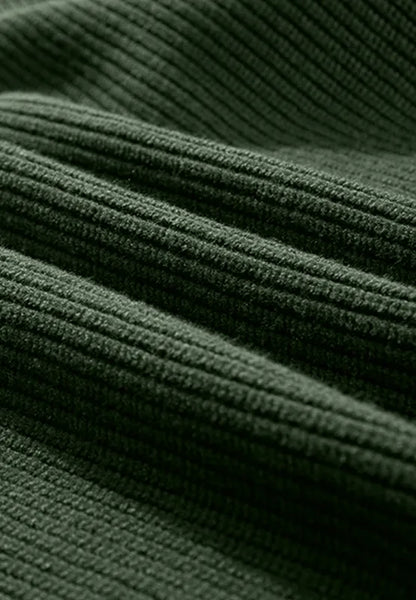 Tied Back V-Neck Long Sleeve Sweater - adritiX
