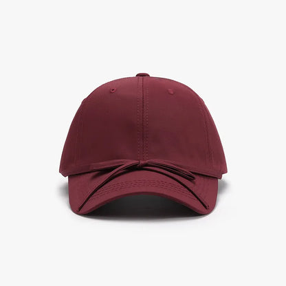 Tied Bow Cotton Baseball Cap - adritiX