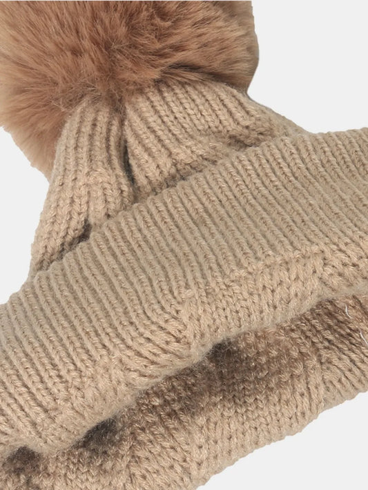 Roll Rim Hat with Pompom - adritiX