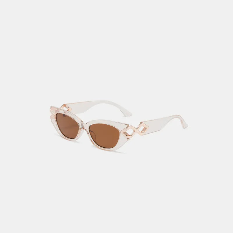Polycarbonate Frame Cat-Eye Sunglasses - adritiX