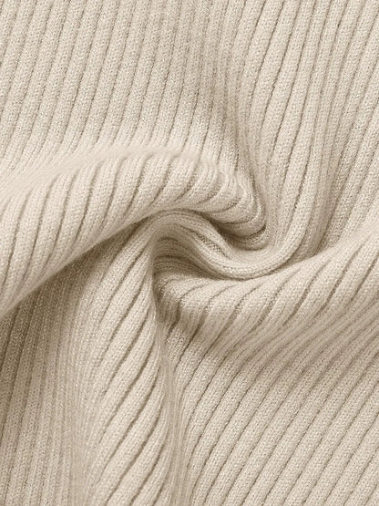 Round Neck Short Sleeve Knit Top - adritiX