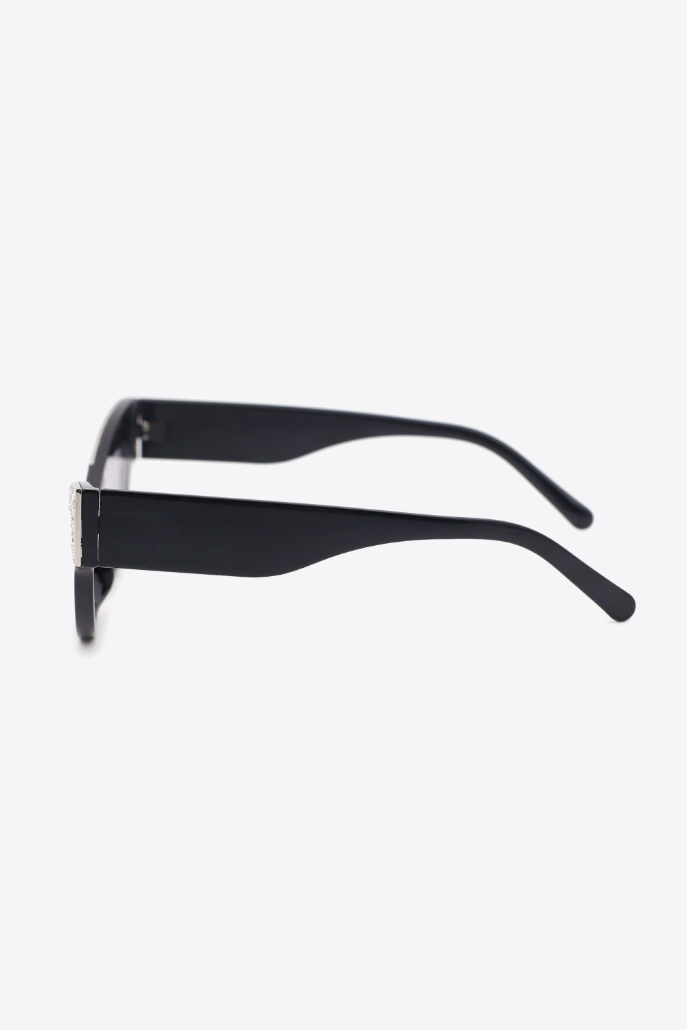 UV400 Rhinestone Trim Cat-Eye Sunglasses - adritiX