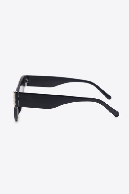 UV400 Rhinestone Trim Cat-Eye Sunglasses - adritiX