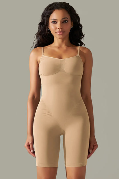 Elegant Spaghetti Strap Active Romper - adritiX