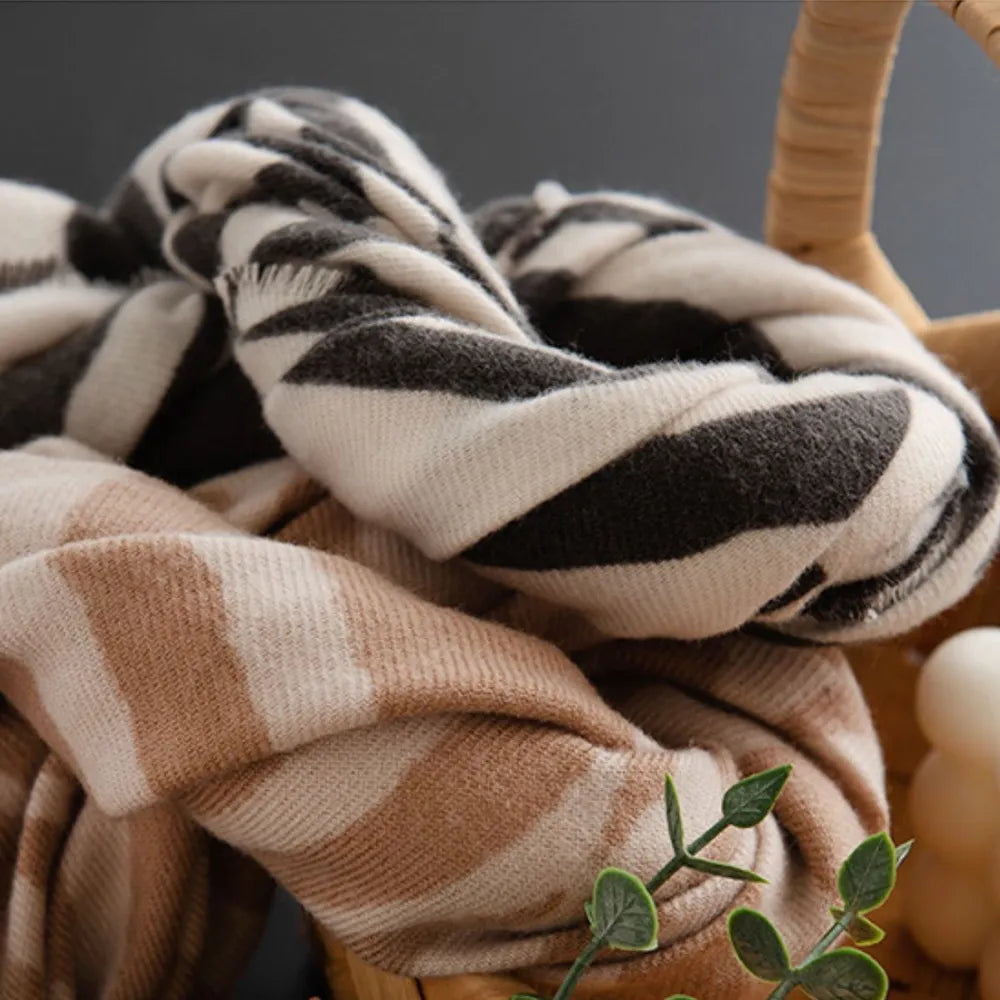 Animal Print Polyester Scarf - adritiX