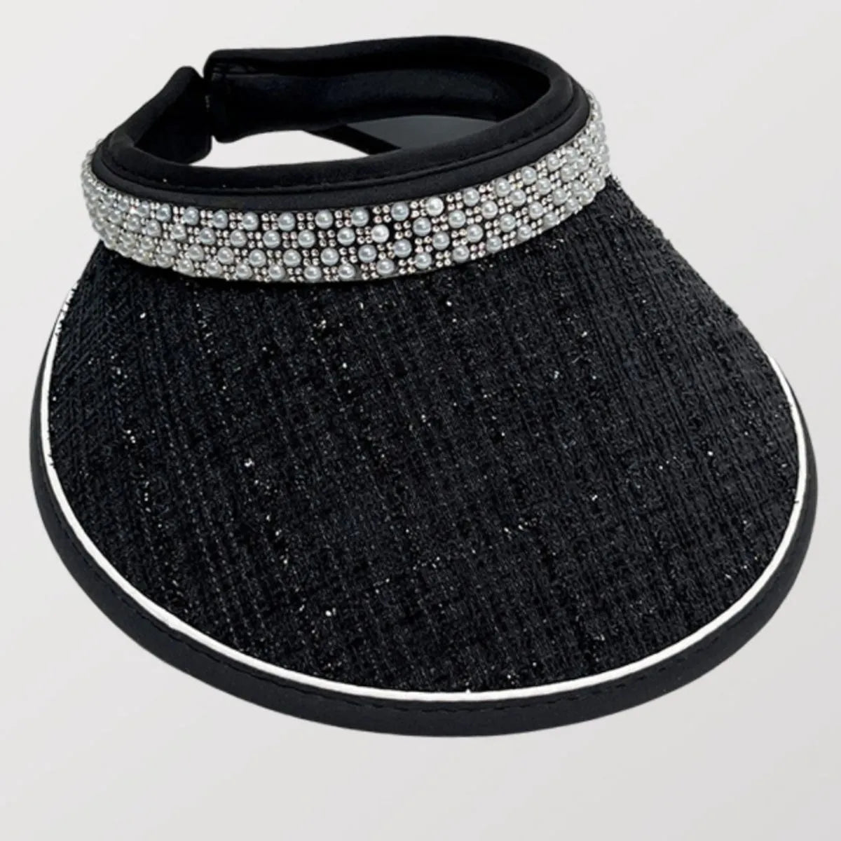 Pearl Detail Sunscreen Hat - adritiX