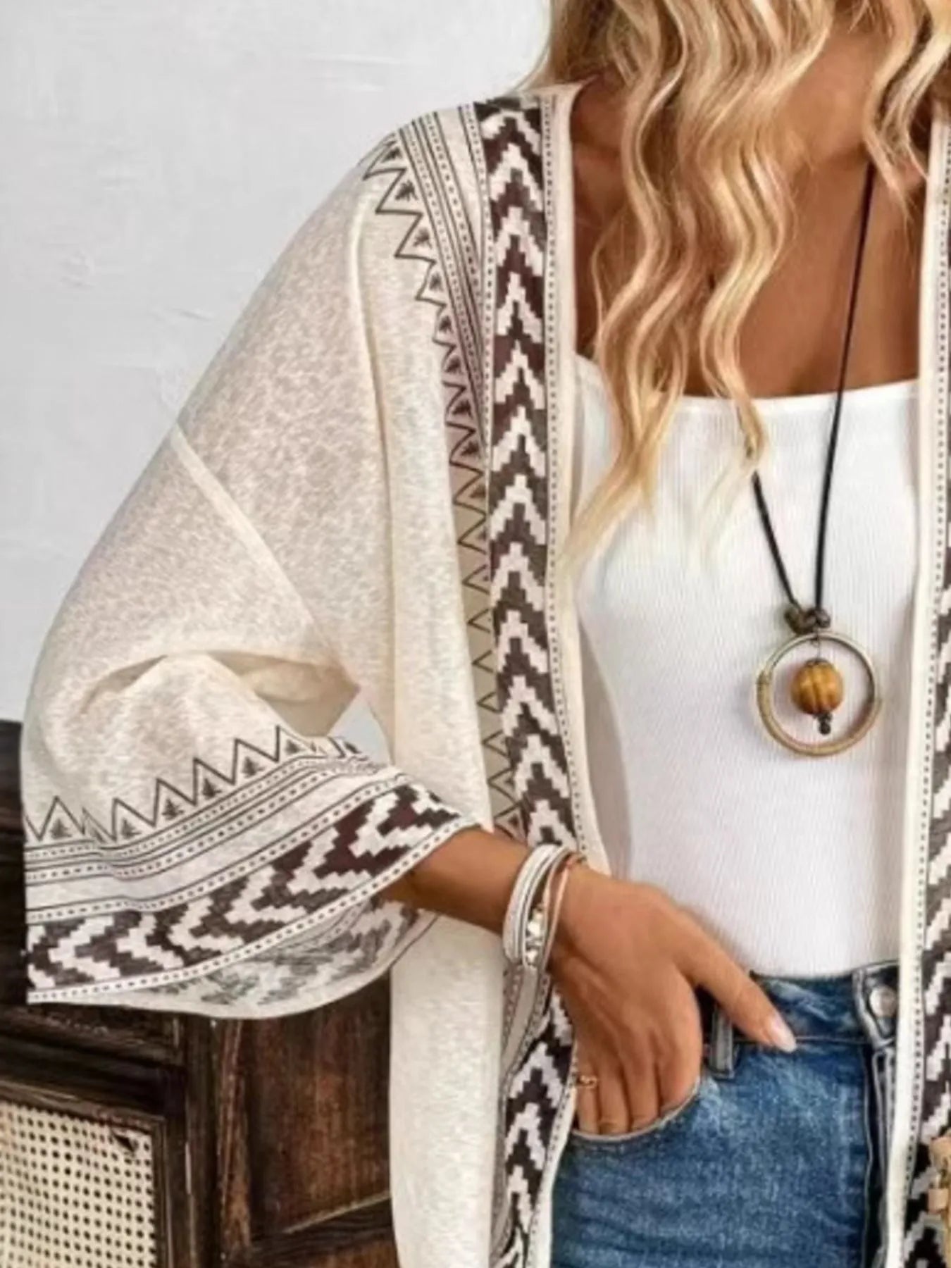 Open Front Kimono Cardigan - adritiX