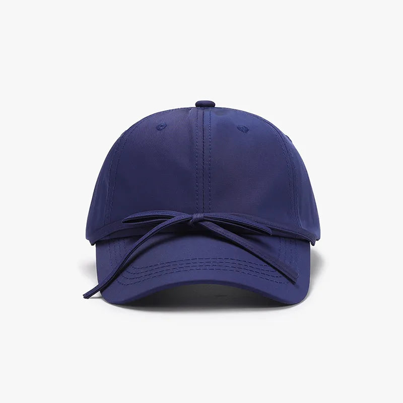 Tied Bow Cotton Baseball Cap - adritiX