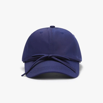 Tied Bow Cotton Baseball Cap - adritiX