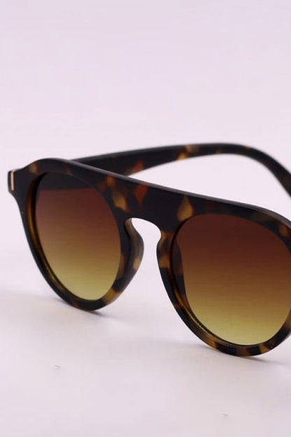 3-Piece Round Polycarbonate Full Rim Sunglasses - adritiX