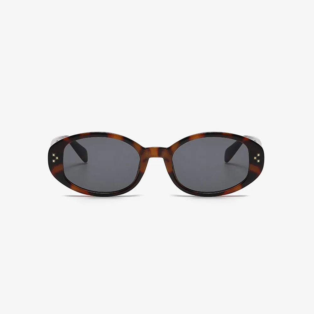 Polycarbonate Frame Oval Sunglasses - adritiX