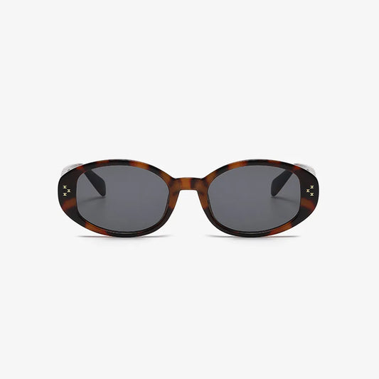 Polycarbonate Frame Oval Sunglasses - adritiX