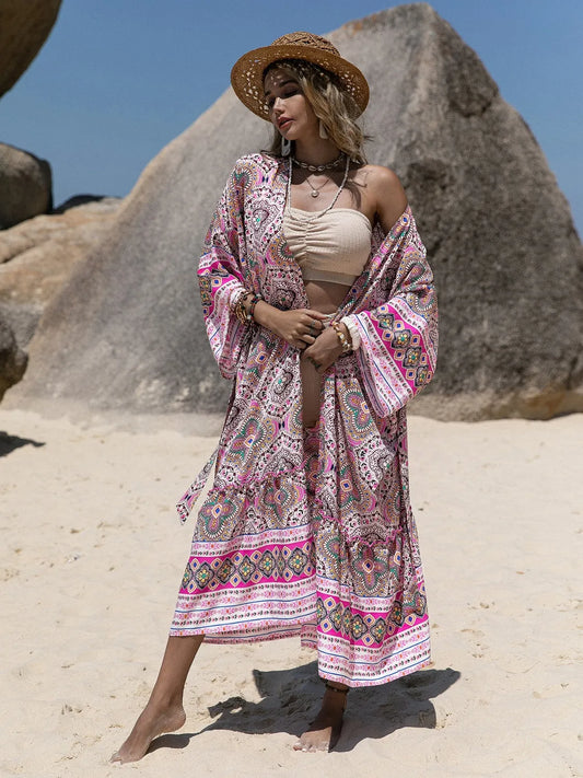 Printed Open Front Cover Up - adritiX