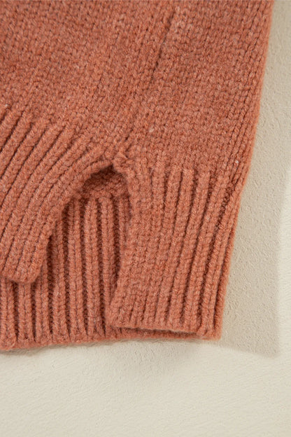 Slit Open Front Dropped Shoulder Cardigan - adritiX