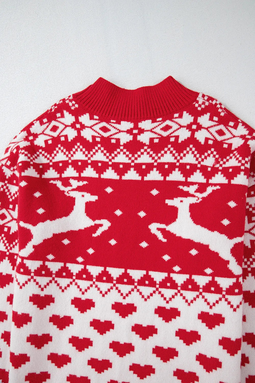 Christmas Element Turtleneck Long Sleeve Sweater - adritiX
