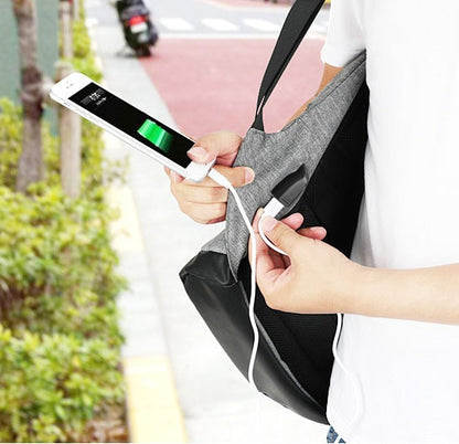 Back Pack With USB Charger - adritiX