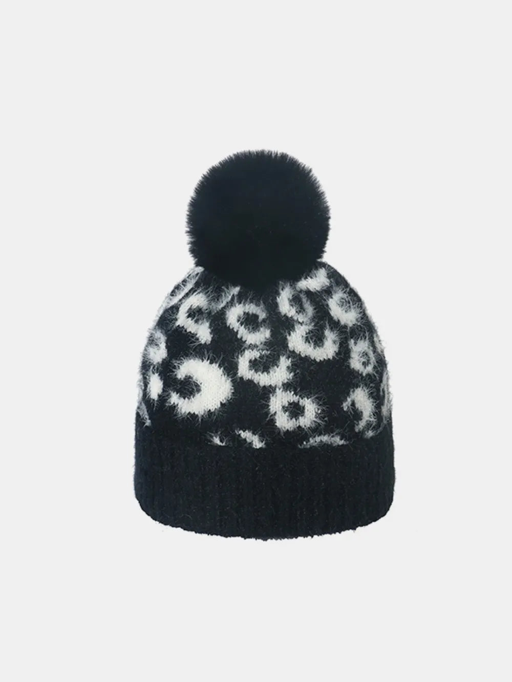 Leopard Hat with Pompom - adritiX