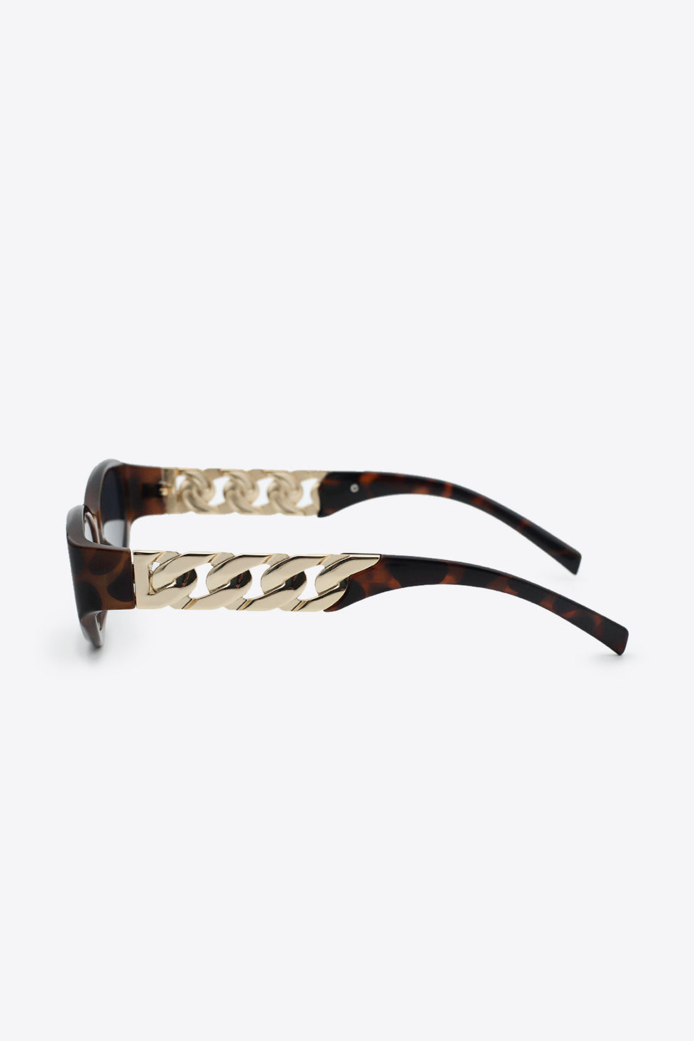 Chain Detail Temple Cat Eye Sunglasses - adritiX