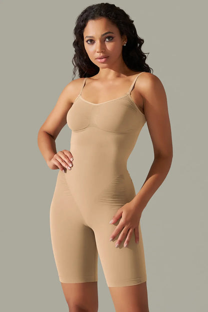 Elegant Spaghetti Strap Active Romper - adritiX