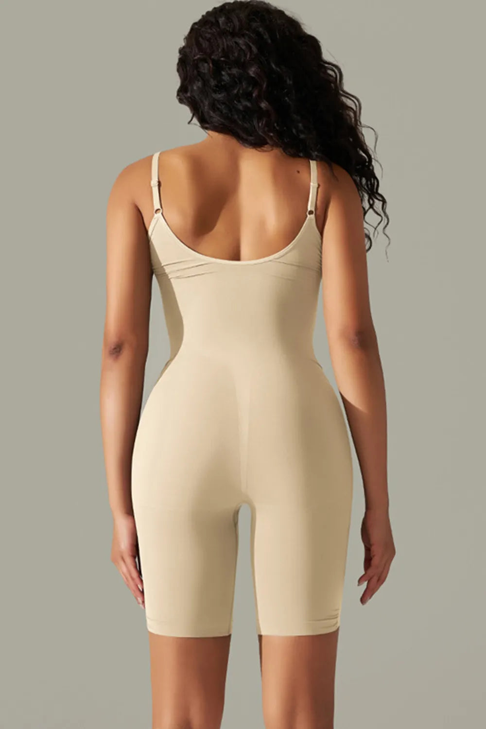 Elegant Spaghetti Strap Active Romper - adritiX