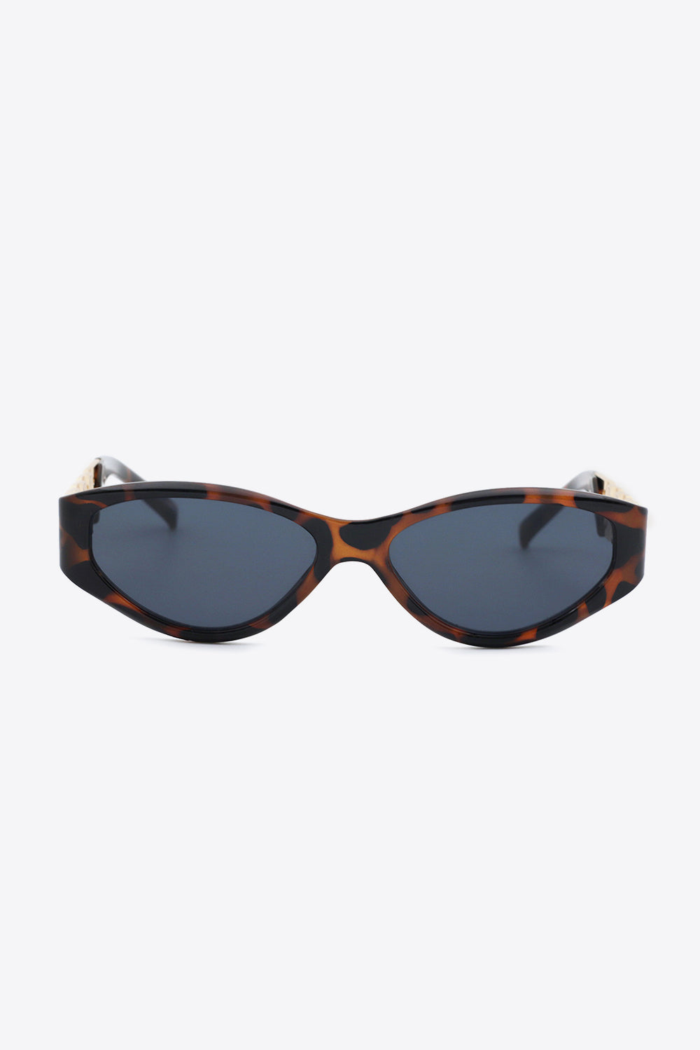 Chain Detail Temple Cat Eye Sunglasses - adritiX