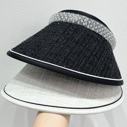 Pearl Detail Sunscreen Hat - adritiX