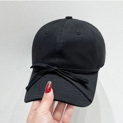 Bow Solid Color Baseball Cap - adritiX