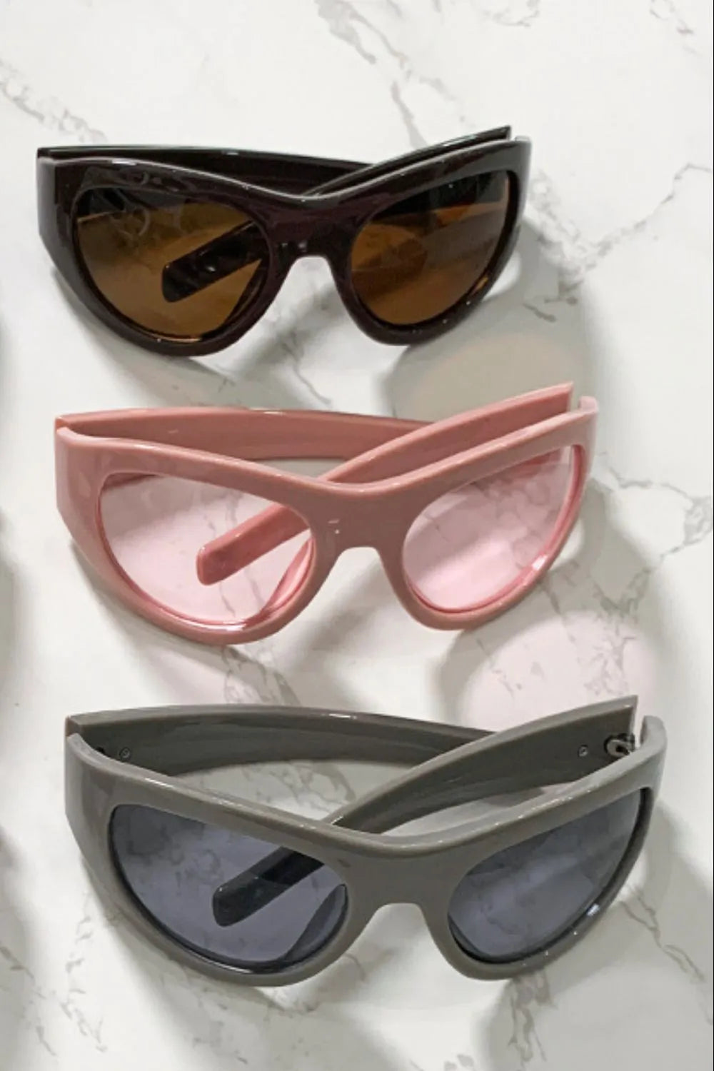 Polycarbonate Frame Cat-Eye Sunglasses - adritiX