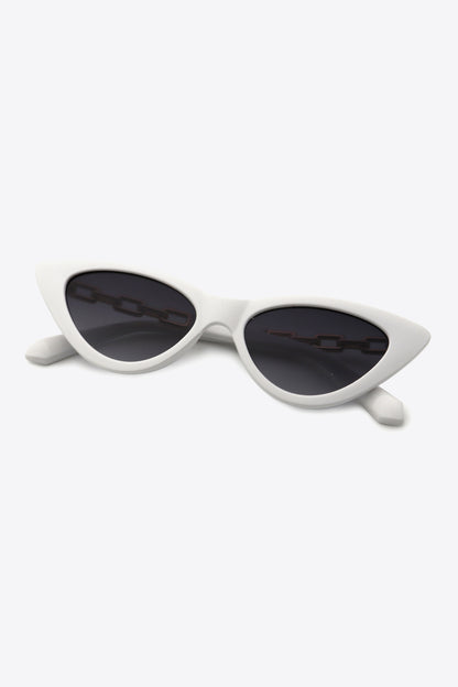 Chain Detail Cat-Eye Sunglasses - adritiX