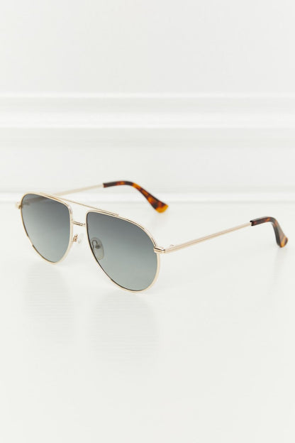 TAC Polarization Lens Aviator Sunglasses - adritiX