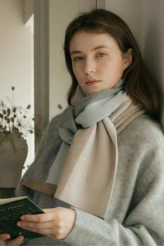 Thermal Contrast Acrylic Scarf - adritiX