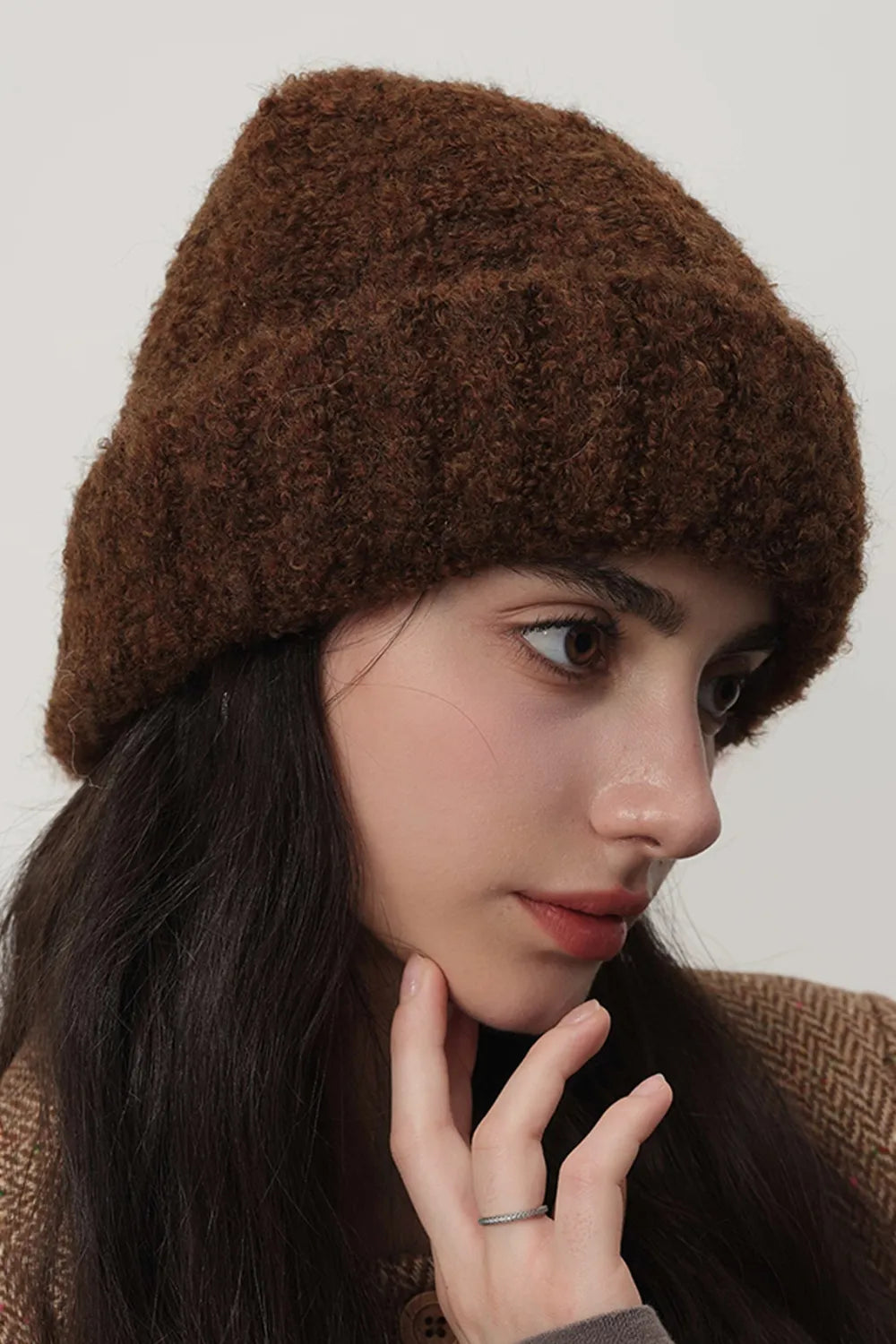 Solid Color Thermal Knit Hat - adritiX